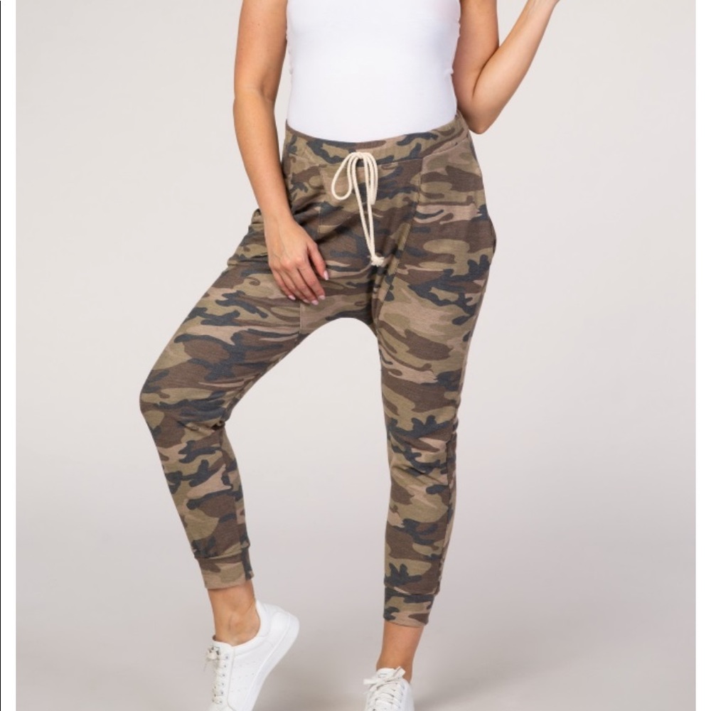Camo joggers a.gain brand from Pinkblush